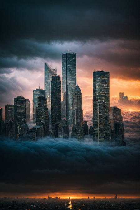 01022-1074658571-A stormy sky over a cityscape with tall buildings, Tilting, Negative Space, separation light, high key masterpiece, realistic, a.png